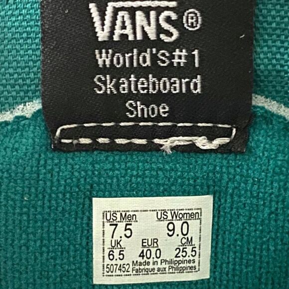 Vans Off the Wall Mens Sk8-Hi Tartan Daze Spike Sneakers size 7.5 / 9 Womens - Picture 5 of 5